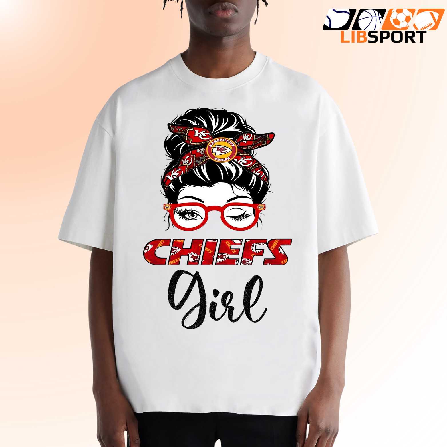 Chiefs Girl T Shirt, Kansas City Football Tee, Unisex Game Day Fan Shirt